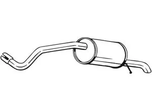 IZAWIT 16.106 Endschalldämpfer für VW POLO (9N) - Schalldämpfer & Resonatoren, 100% Passgenauigkeit und einfache Installation machen diesen Endschalldämpfer zur perfekten Wahl für VW POLO Fahrer.