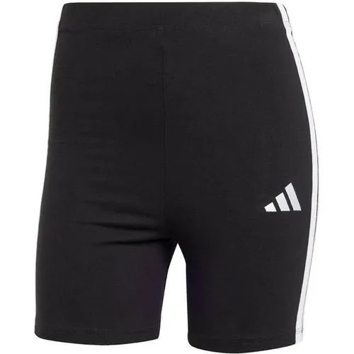 ADIDAS Damen Tight Essentials 3-Streifen High Waisted kurz - Leggings & Tights mit weichem, stretchigem Material für optimale Bewegungsfreiheit und legendären 3-Streifen für einen sportlichen Look.