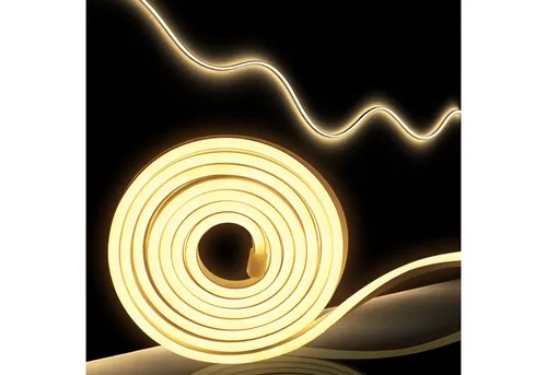 Spetebo LED Licht Schlauch 10m warmweiß - 900 LED - Lichtschläuche für Innen- und Außenbereich, ideal zur stimmungsvollen Partybeleuchtung oder Wohnungsdekoration mit warmweißem Licht.