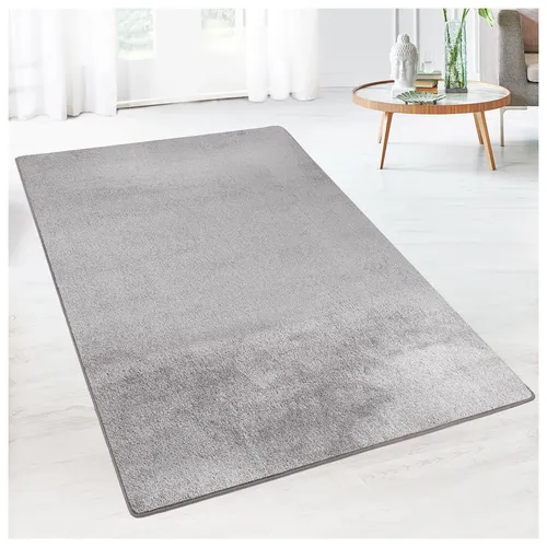 Karat Teppich Sundae Silber 73 - Hochwertiger, maßgefertigter Velours-Teppich „Sundae“ in elegantem Silber. Erleben Sie luxuriösen Komfort und stilvolle Akzente in Ihrem Wohnraum. Ideal für ein gemütliches Ambiente.
