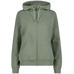 CMP Woman Jacket FIX Hood mineral (E621) 34 - Funktionsjacke für Damen aus komfortablem Stretchgewebe, ideal für Freizeit und Training mit Kapuze und praktischen Taschen.