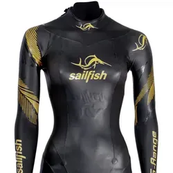 sailfish® Neoprenanzug Damen | G-Range 9 Triathlon Anzug für Athletinnen | Leistungsstarker Hochleistungsanzug - Entwickelt für Triathletinnen: 1,5 mm Neopren an Armen & Schultern für maximale Beweglichkeit. Ideal für Wettkämpfe – schnelle Wasserlage und leichter Ausstieg. Perfekte Passform für höchsten Tragekomfort.