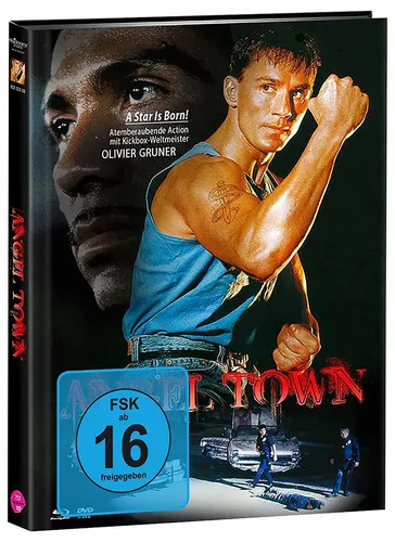 Mediabook ANGEL TOWN Olivier Gruner 1990 COVER A BLU-RAY + DVD Neu