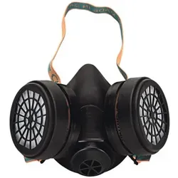 Atemschutz Halbmaske mit Filtern A1B1E1K1P3 - Atemschutzmasken, flexibles Design und hoher Tragekomfort, ideal für den Schutz vor organischen Chemikalien und kontaminierten Gasen.