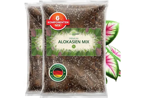 OraGarden Alokasien Erde mit Wurmhumus 6l - Hochwertiges Gartenbau-Substrat für Alokasien, torffrei und anwendungsfertig. Ideal für gesunde Pflanzenentwicklung und ganzjährige Nutzung.