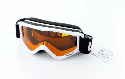 uvex speedy pro - Skibrille für Kinder - Skibrille für Kinder mit kontrastverstärkender lasergold lite Scheibe für verbesserte Umgebungswahrnehmung und maximal beschlagfreier Sicht. Ideal für alle Wetterbedingungen, 100% UVA, UVB, UVC Schutz.