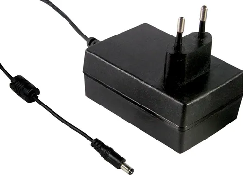 MEANWELL GST18E24-P1J, AC-DC Tisch-Netzteil, single output, 18W 24V 0,75A ErP-2