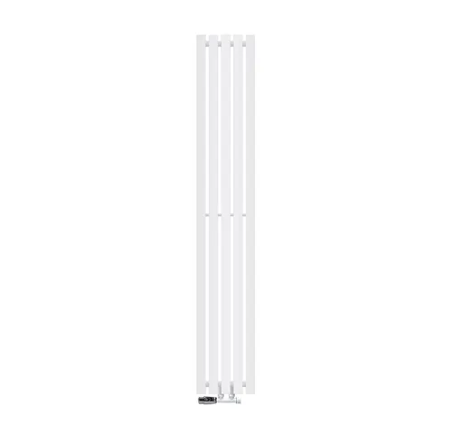 ECD Germany Badheizkörper Design Heizkörper Handtuchtrockner Badezimmer Heizung für Handtücher, Handtuchwärmer Stella Wandanschluss Mittelanschluss + Thermostat