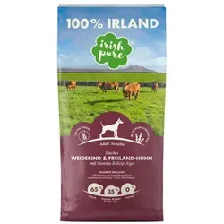 'Irish Pure - Irisches Weiderind & Freiland-Huhn – Trockenfutter für ausgewachsene Hunde 1,5kg