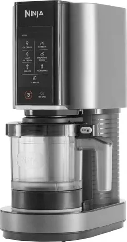 Ninja NC302EU Eismaschine – Vielseitige Eis- und Dessertkreationen - Entdecken Sie mit der Ninja NC302EU Eismaschine die Welt der hausgemachten Desserts! Kreieren Sie leckere Eiscreme, Gelato, Milchshakes und mehr in nur wenigen Minuten. 7 Programme für individuelle Genussmomente!