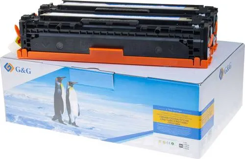 G&G Toner 2er-Pack für HP 125A, 128A, CB540A, CE320A - Schwarz - Kompatible Toner für HP-Drucker, druckt bis zu 2200 Seiten und bietet hohe Druckqualität zu einem günstigen Preis.