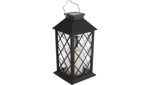 Lampa Solarna Ogrodowa LED Stojąca LIRIO 2 IP44 Wisząca Czarna Latarenka LUMILED