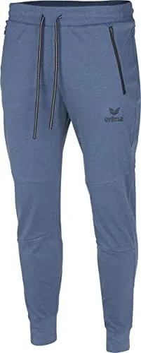 Erima Herren Essential Sweathose XXL – Bering Sea - Herren-Stoffhosen mit hohem Baumwollanteil für angenehmen Tragekomfort, elastischem Tunnelzugbund und praktischen Reißverschlusstaschen für einen sportlichen Look.