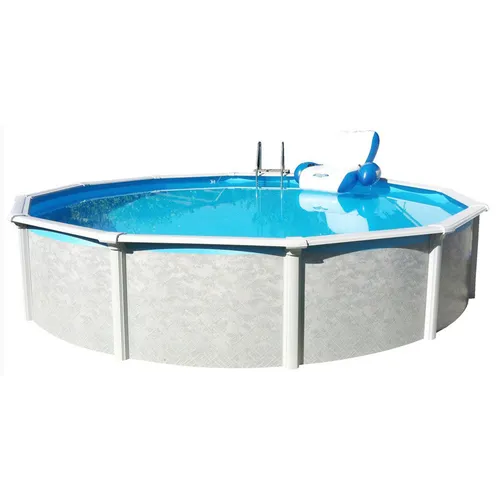 Steinbach Stahlwand Swimming Pool Set "Grande rund", Ø 640 x 135 cm, ohne Zubehörset