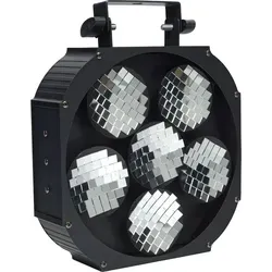 Algam Lighting MOVING-MIRROR-6 Spiegeleffekt - Motorisierter Spiegeleffekt für beeindruckende Lichtspiele, benötigt externe Lichtquelle. Ideal für Partys und Events, mit verschiedenen Betriebsmodi für kreative Lichtgestaltung.