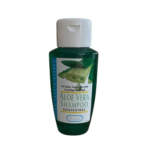 Aloe Vera Shampoo floracell 200 ml - Shampoos, pflegt sanft das Haar und spendet intensive Feuchtigkeit dank natürlicher Aloe Vera-Extrakte.