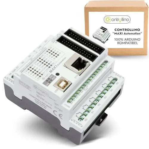 Controllino MAXI SPS-Steuerungsmodul 24V - Steuer- & Schaltgeräte für Modelleisenbahnen, vielseitig einsetzbar und ideal für präzise Automatisierungslösungen.