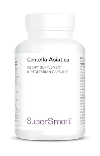 Centella Asiatica - Tigergras - Stressabbau & Immunsystem Unterstützung - Pflanzliches Ergänzungsmittel Tragant, fördert das geistige Wohlbefinden durch Regulierung des Stresshormons Cortisol. Vegan und glutenfrei für eine gesunde Lebensweise.