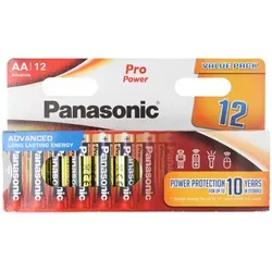 Panasonic ProPower AA Mignon Batterien – 12er Sparpack für vielseitige Anwendungen - Panasonic ProPower AA Mignon Batterien im praktischen 12er Sparpack bieten zuverlässige Energie für Spielzeuge, Taschenlampen und mehr. Ideal für Haushalte und Büros, sorgt die bewährte Alkali-Technologie für konstante Leistung.