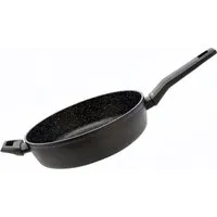 ELO Hochrandpfanne mit Zusatzgriff Granit Solution, Ø28cm - Praktische Hochrandpfanne mit zusätzlichem Griff, ideal für sicheres Braten und Kochen. Die Granitbeschichtung sorgt für eine gleichmäßige Wärmeverteilung und erleichtert die Reinigung.