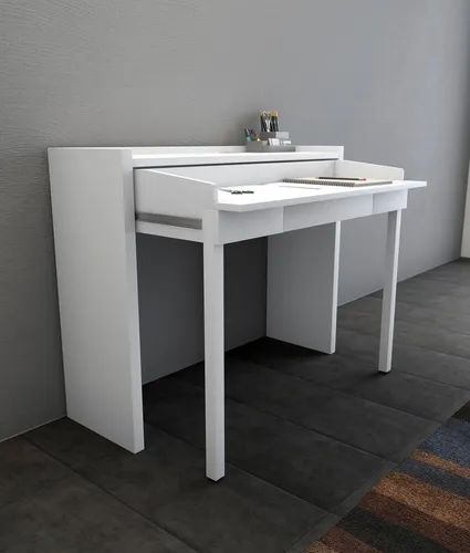 Woodman Konsolentisch Jens, mit Schreibtisch Funktion, im extravaganten Design, FSC®-zertifiziert