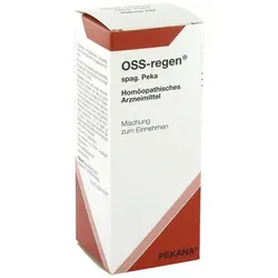 OSS-REGEN Spag. Tropfen 100 ml - OSS-REGEN Spag. Tropfen 100 ml von PEKANA Naturheilmittel, ideal zur Unterstützung der Pflege. Verfügbar bei Fliegende-Pillen.de - Ihre vertrauenswürdige Versandapotheke.