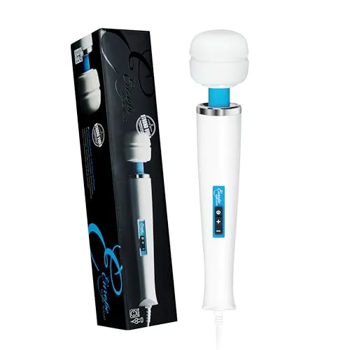 Europe Magic Wand - Stärkster Ganzkörper-Massagestab - Elektrische Handmassagegeräte mit bis zu 30 Watt Leistung, 6 Geschwindigkeiten und hygienischem Silikonkopf für effektive Muskelentspannung.