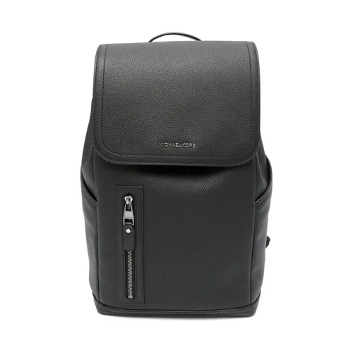 Michael Kors Black Casual Backpack 33F4LHDB2L-001 - Eleganter Rucksack für Herren aus hochwertigem Leder, bietet ausreichend Platz für den täglichen Bedarf und überzeugt durch zeitloses Design.