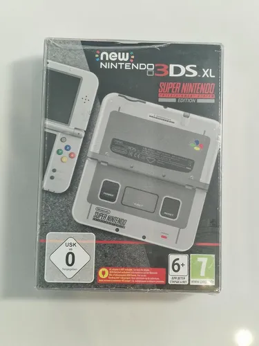 Nintendo New 3DS XL Konsole Limited Edition - Zelda & SNES Designs - Konsolen mit NFC, 2 Kameras und Amiibo-Funktionalität, ideal für Gamer und Nintendo-Fans!