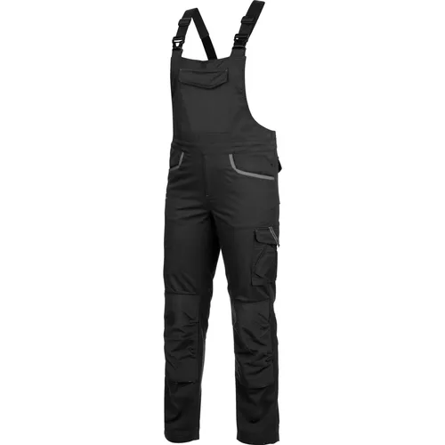 Würth MODYF Arbeitslatzhose Stretch X Moderner Blaumann für Damen Bequeme, flexible, strapazierfähige Latzhose für Damen, Schwarz