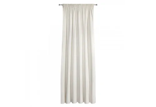 Eurofirany Villa Vorhang Samt Velvet - Schiebevorhang aus hochwertigem Samt, 290 g/m², elegant und flauschig – ideal für Wohnzimmer und Schlafzimmer in stilvollem Creme.