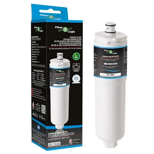 Filterlogic FFL-111B | Wasserfilter kompatibel mit 3M CS-52 für Bosch, Siemens, Neff, Gaggenau Kühlschrank Filter EVOLFLTR10 00576336, 576336, 00640565, 640565, CS-452, CS-451, CS-51
