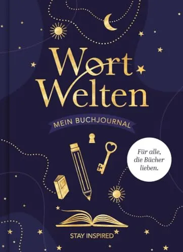 Wort Welten: Buchjournal XXL - Lesetagebuch & Buchjournal für 100 Bücher | Buchtagebuch für Blogger und Booktok | Reading Journal | Lesetracker | ... tracken und bewerten | Das Buch Tagebuc