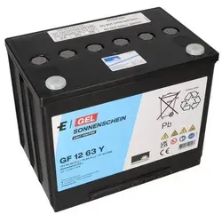 Akku für Reha E-Mobile Shoprider TE-9D 12V 63Ah - Wartungsfreier GEL-Akku mit hoher Zuverlässigkeit und langer Lebensdauer von bis zu 500 Zyklen. Ideal für Elektromobilität und zuverlässigen Einsatz.