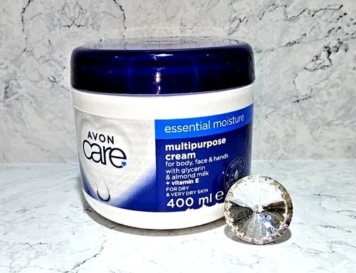 Avon Care Body Cream Creme Gesicht Hände Körper 400ml Mandel Milch Glyzerin Neu