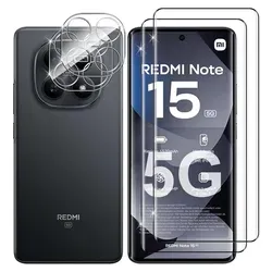 2X Schutzglas für Xiaomi Redmi Note 15 5G Panzerfolie Display Kamera Full Screen