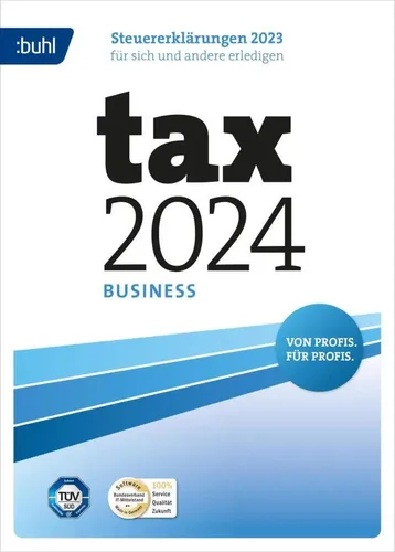 Tax 2024 Business für Steuerjahr 2023 – 100 Abgaben - Steuererklärungssoftware für bis zu 100 Abgaben, inklusive ELSTER-Stapelversand und kostenfreien Updates. Ideal für Selbstständige und Angestellte, mit Musterschreiben und telefonischem Support.
