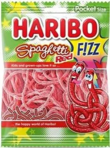 Haribo Spaghetti Red Fizz (28 x 70 Gr. Tüte NL)