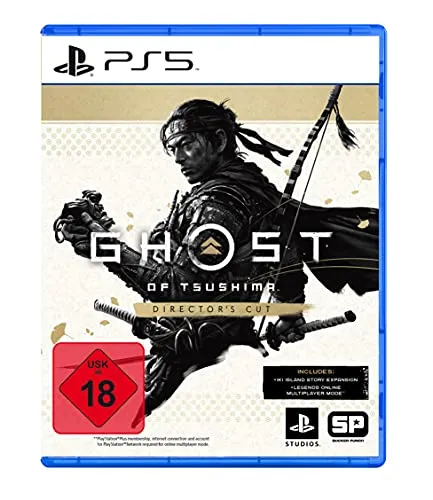 Ghost of Tsushima Directors Cut - PS5 EU Version, Open-World-Action-Adventure mit 4K und 60 FPS, inklusive Insel Iki-Erweiterung und Online-Koop-Modus