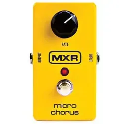 Dunlop MXR Micro Flanger M 152 - Effektgerät für Gitarre & Bass, kompakte Flanging-Effekte mit analoger Technologie für warmen, organischen Sound und true bypass für Verlustfreiheit.