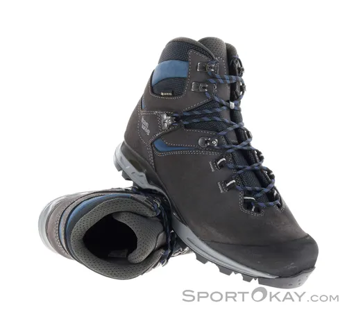 Hanwag Tatra Light Bunion GTX Asphalt/Blue (10,5 (45)) - Wanderschuhe für Hallux Valgus: Leichter Trek-Light Schuh mit extra Platz für das Großzehengelenk und optimaler Dämpfung für unbeschwertes Trekking.
