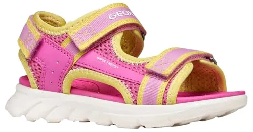 Geox GEOX AIRADYUM Kinder Sandalen in Pink, Größe 30 EU - Bequeme Kinder Sandalen in Größe 30, mit individuell anpassbaren Klettverschlüssen und atmungsaktiver RESPIRATM Technologie für angenehmen Tragekomfort.