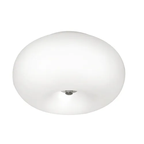 Moderne Deckenlampe OPTICA von Eglo - Stilvolle Deckenleuchte in Weiß und Nickel, ideal für jeden Raum. Mit 2x60W/E27 für optimale Beleuchtung und 2 Jahre Herstellergarantie.
