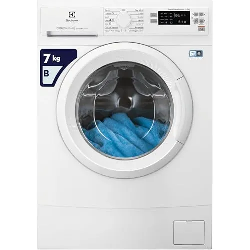 Electrolux EW6S507W Waschmaschine Serie 600 SensiCare 7 kg - Die Electrolux Waschmaschine mit SensiCare-Technologie passt den Waschzyklus automatisch an die Beladung an. Ideal für schnelle Wäsche in weniger als 20 Minuten und platzsparendes Design für jedes Zuhause.