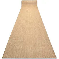 Läufer Sisal Sion Melange Flach Gewebt Natural Ekrü 70x130 cm - Hochwertiger Sisal-Teppich, flach gewebt und langlebig. Ideal für stilvolle Wohnräume, sorgt für eine angenehme Atmosphäre und ist pflegeleicht. Gesamtstärke: ca. 3 mm, Gewicht: ca. 1,20 kg/m².