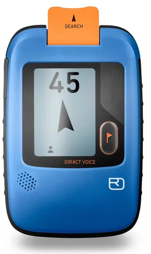 Ortovox Diract Voice blue ocean LVS Gerät - Innovatives LVS-Gerät mit Sprachnavigation und 3-Antennen-Technologie für maximale Sicherheit beim Wintersport. Schnelle und intuitive Bedienung, auch bei extremen Bedingungen.