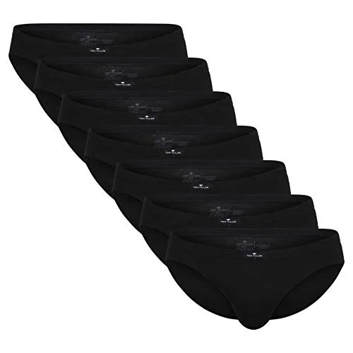 TOM TAILOR Herren Slips 7er Pack - Herren-Slips aus 100% natürlicher Baumwolle, hautfreundlich und besonders langlebig im praktischen 7er Vorteilspack für jeden Tag.