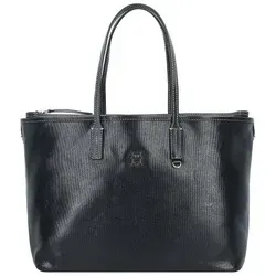 Tommy Hilfiger TH Monoplay Leather Shopper Tasche 35 cm  schwarz