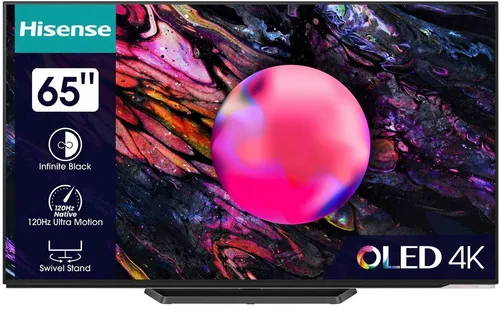 Hisense 65A85K - 65 Zoll OLED-TV, Ultra HD mit Dolby Vision Atmos für lebendige Bilder und beeindruckenden Sound