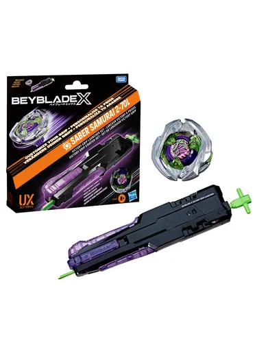 Beyblade X Victory Grip Starter-Set - Spielware: Erlebe die nächste Generation von Beyblade mit anpassbaren Gummigriffen und dem X-Celerator Beschleunigungssystem für Super-Beschleunigung und spannende Kämpfe!